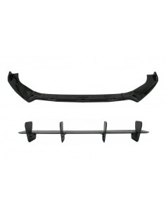 Paraurti anteriore labbro estensione spoiler w/ posteriore paraurti estensione Splitter per VW Golf 7.5 GTI (17-) Nero