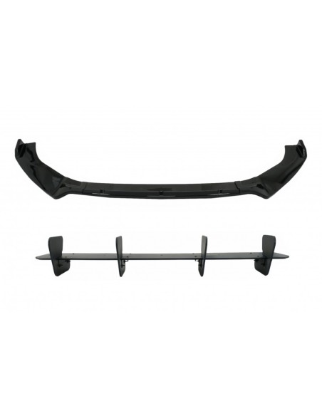 Paraurti anteriore labbro estensione spoiler w/ posteriore paraurti estensione Splitter per VW Golf 7.5 GTI (17-) Nero