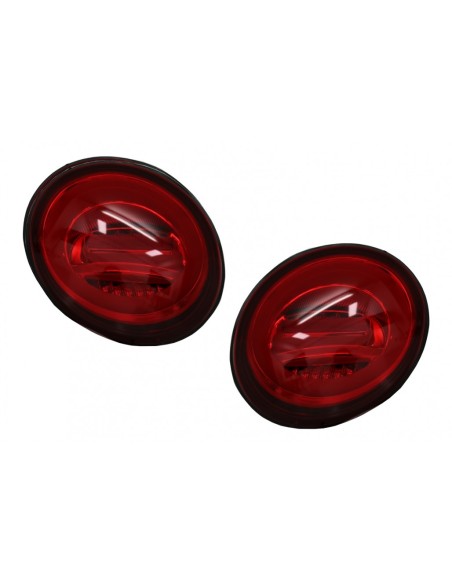 Fanali posteriori a LED per VW New Beetle (1998-05) w/ Luci di svolta dinamiche sequenziali rosse