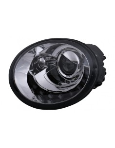 LED DRL Fari per VW New Beetle Hatchback Cabrio (10.1998-05.05) Trasparente cromato 2