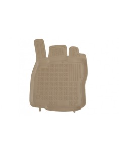 Tappetino in gomma beige nero per VW Passat B8 (14-Up) 2