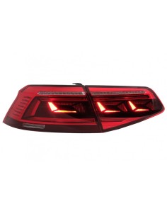 Fanali posteriori a LED per VW Passat B8 3G (15-19) Limousine Luci di svolta dinamiche sequenziali B8.5 Design 2
