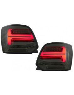 Fanali posteriori Full LED per VW Polo 6R 6C 61 (11-17) Luci di svolta dinamiche sequenziali Vento Look Smoke 2