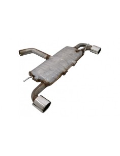 Sistema di scarico Doppia uscita singoli tubi di scarico per VW Scirocco (08-up)Design 2