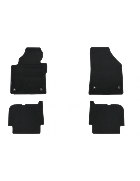 Tappetino Tappeto grafite per VW Touran Modell 07-08-15 5 posti