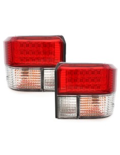 Fanali posteriori a LED per VW T4 (1990-03) Cristallo Rosso