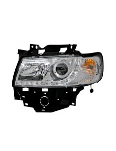 Fari Luce diurna per VW T4 Transporter Long Nose (1996-03) LED DRL Chrome 2