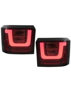 Fanali posteriori a LED per VW T4 Transporter Caravelle Multivan (1990-03) Fumo rosso