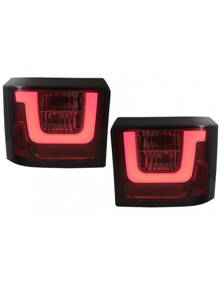 Fanali posteriori a LED per VW T4 Transporter Caravelle Multivan (1990-03) Fumo rosso